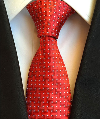 Red With White Dots Neck Tie